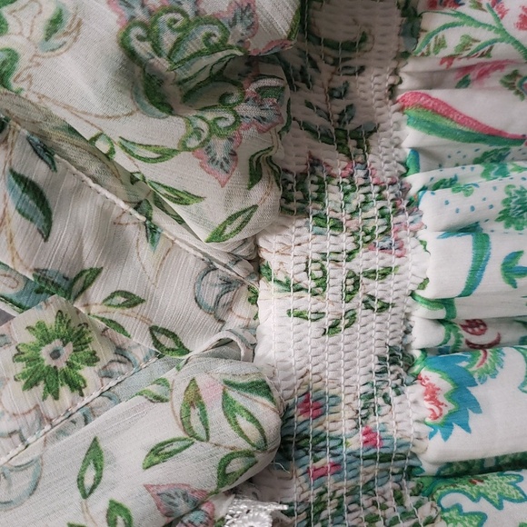 House of Harlow 1960 NWT Floral Tiered Chiffon Maxi Dress, XS - Picture 10 of 10